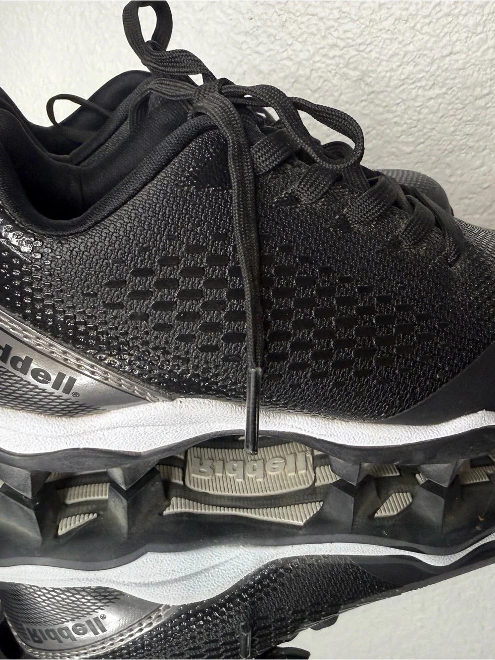 Kids' Black Lace-Up Athletic Sneakers